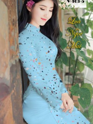 Vải Áo Dài Lụa Ngọc Mai Hoa Văn thiết kế 2020 AD V103 32 1601279448 831 Vai Ao Dai Lua Ngoc Mai Hoa Van thiet ke