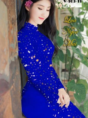 Vải Áo Dài Lụa Ngọc Mai Hoa Văn thiết kế 2020 AD V103 35 1601279449 241 Vai Ao Dai Lua Ngoc Mai Hoa Van thiet ke