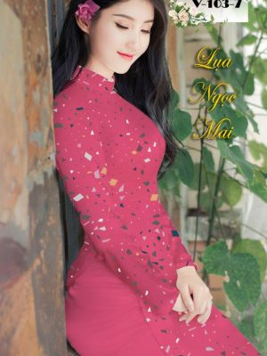 Vải Áo Dài Lụa Ngọc Mai Hoa Văn thiết kế 2020 AD V103 33 1601279449 347 Vai Ao Dai Lua Ngoc Mai Hoa Van thiet ke