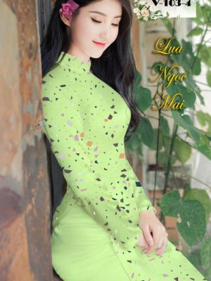 Vải Áo Dài Lụa Ngọc Mai Hoa Văn thiết kế 2020 AD V103 34 1601279449 978 Vai Ao Dai Lua Ngoc Mai Hoa Van thiet ke