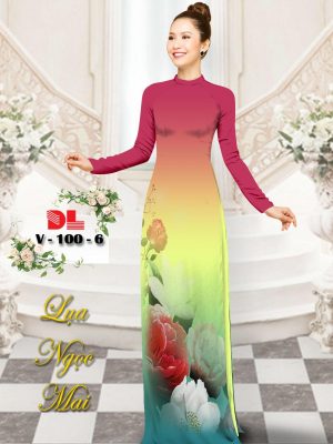 1601279591 462 Vai Ao Dai Lua Ngoc Mai Hoa In 3D kieu