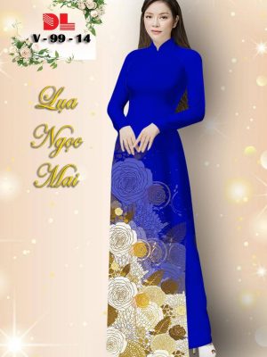 Vải Áo Dài Lụa Ngọc Mai Hoa Hồng kiểu mới AD V99 37 1601279737 648 Vai Ao Dai Lua Ngoc Mai Hoa Hong kieu moi