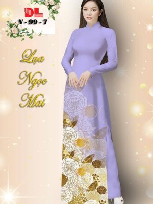 Vải Áo Dài Lụa Ngọc Mai Hoa Hồng kiểu mới AD V99 38 1601279738 670 Vai Ao Dai Lua Ngoc Mai Hoa Hong kieu moi