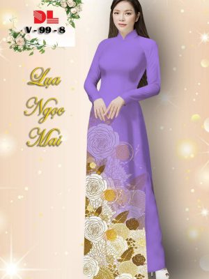 Vải Áo Dài Lụa Ngọc Mai Hoa Hồng kiểu mới AD V99 39 1601279738 960 Vai Ao Dai Lua Ngoc Mai Hoa Hong kieu moi