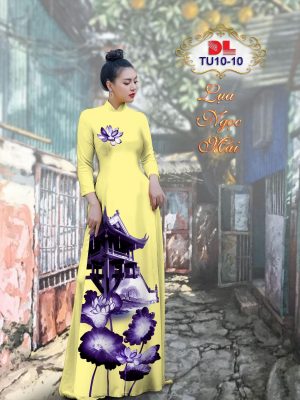 1601280364 145 Vai Ao Dai Lua Ngoc Mai Hoa Sen moi ra
