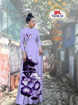 1601280364 23 Vai Ao Dai Lua Ngoc Mai Hoa Sen moi ra