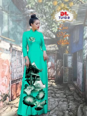 1601280365 468 Vai Ao Dai Lua Ngoc Mai Hoa Sen moi ra