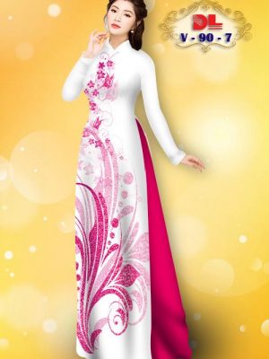 1601280611 104 Vai Ao Dai Lua Ngoc Mai Hoa In 3D kieu