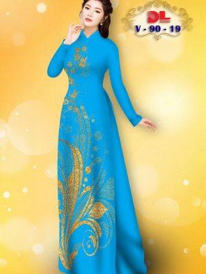 1601280611 717 Vai Ao Dai Lua Ngoc Mai Hoa In 3D kieu