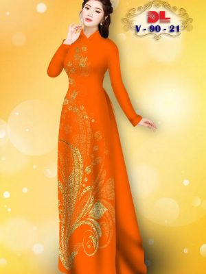 1601280612 477 Vai Ao Dai Lua Ngoc Mai Hoa In 3D kieu