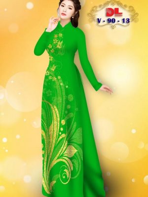 1601280612 879 Vai Ao Dai Lua Ngoc Mai Hoa In 3D kieu