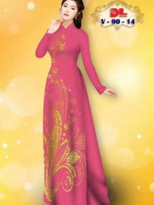 1601280614 224 Vai Ao Dai Lua Ngoc Mai Hoa In 3D kieu