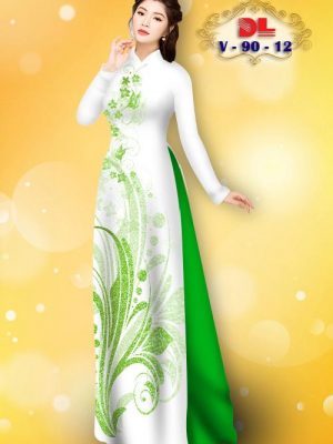 1601280614 314 Vai Ao Dai Lua Ngoc Mai Hoa In 3D kieu