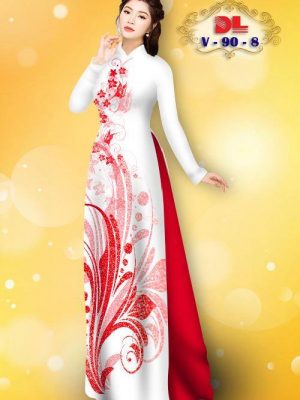 1601280614 634 Vai Ao Dai Lua Ngoc Mai Hoa In 3D kieu