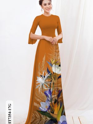 Vải áo dài hoa in 3D kiểu mới AD HT7354 22 1601365907 409 Vai ao dai hoa in 3D kieu moi AD HT7354