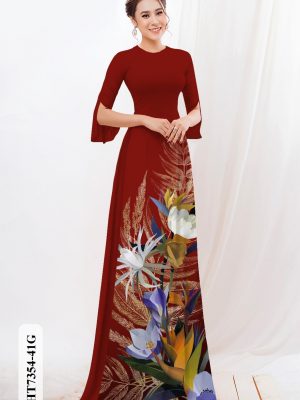 Vải áo dài hoa in 3D kiểu mới AD HT7354 18 1601365907 475 Vai ao dai hoa in 3D kieu moi AD HT7354