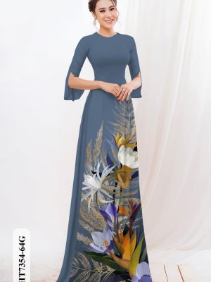 Vải áo dài hoa in 3D kiểu mới AD HT7354 28 1601365909 333 Vai ao dai hoa in 3D kieu moi AD HT7354