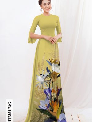 Vải áo dài hoa in 3D kiểu mới AD HT7354 29 1601365909 374 Vai ao dai hoa in 3D kieu moi AD HT7354
