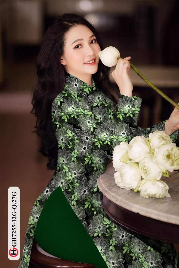 Vai ao dai hoa deu moi ra AD GH7255