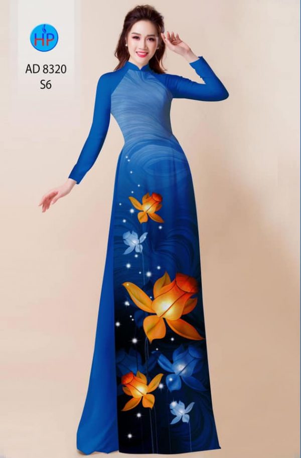 Vai ao dai hoa in 3D moi ra AD 8320