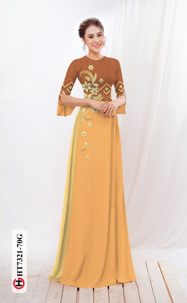 Vai ao dai hoa in 3D moi ra AD HT7321