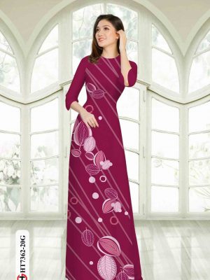 Vải áo dài hình lá kiểu mới AD HT7362 20 1601525183 16 Vai ao dai hinh la kieu moi AD HT7362