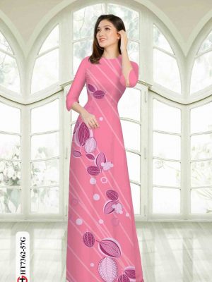 Vải áo dài hình lá kiểu mới AD HT7362 18 1601525183 228 Vai ao dai hinh la kieu moi AD HT7362