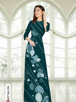 Vải áo dài hình lá kiểu mới AD HT7362 23 1601525184 107 Vai ao dai hinh la kieu moi AD HT7362