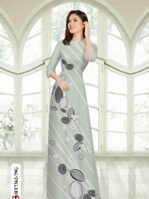 Vải áo dài hình lá kiểu mới AD HT7362 22 1601525184 801 Vai ao dai hinh la kieu moi AD HT7362