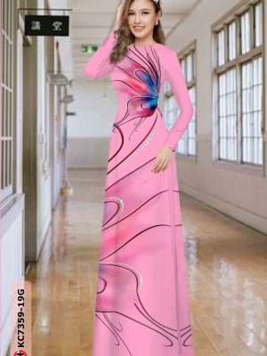 1601525306 70 Vai ao dai hoa in 3D thiet ke 2020 AD