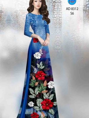 1601525962 101 Vai ao dai hoa in 3D thiet ke 2020 AD