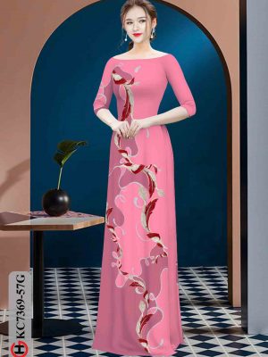 Vải áo dài hoa in 3D thiết kế 2020 AD KC7369 16 1601526087 358 Vai ao dai hoa in 3D thiet ke 2020 AD