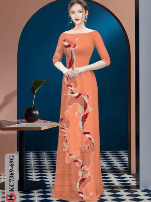 Vải áo dài hoa in 3D thiết kế 2020 AD KC7369 19 1601526088 443 Vai ao dai hoa in 3D thiet ke 2020 AD
