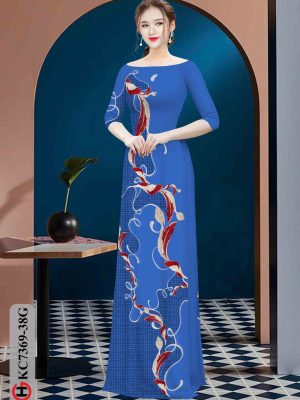 Vải áo dài hoa in 3D thiết kế 2020 AD KC7369 22 1601526089 165 Vai ao dai hoa in 3D thiet ke 2020 AD