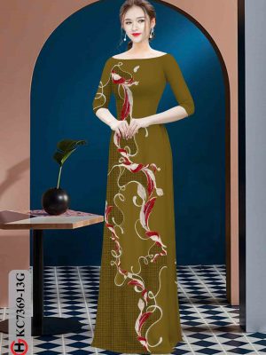 Vải áo dài hoa in 3D thiết kế 2020 AD KC7369 23 1601526089 405 Vai ao dai hoa in 3D thiet ke 2020 AD