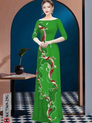 Vải áo dài hoa in 3D thiết kế 2020 AD KC7369 25 1601526089 497 Vai ao dai hoa in 3D thiet ke 2020 AD