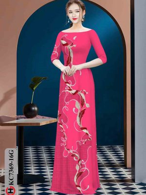 Vải áo dài hoa in 3D thiết kế 2020 AD KC7369 24 1601526089 654 Vai ao dai hoa in 3D thiet ke 2020 AD