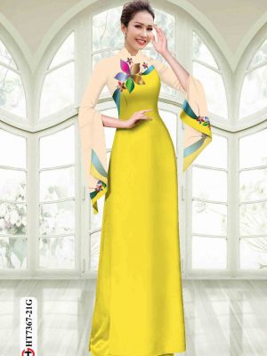 Vải áo dài hoa in 3D mới ra AD HT7367 21 1601526212 593 Vai ao dai hoa in 3D moi ra AD HT7367