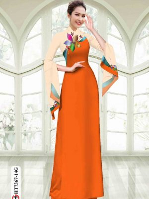 Vải áo dài hoa in 3D mới ra AD HT7367 24 1601526212 80 Vai ao dai hoa in 3D moi ra AD HT7367
