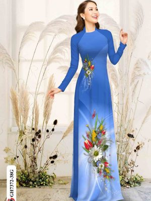 Vải áo dài hoa in 3D kiểu mới AD GH7372 17 1601526333 151 Vai ao dai hoa in 3D kieu moi AD GH7372