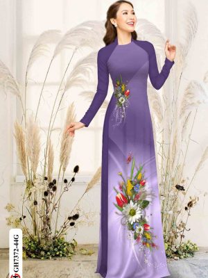 Vải áo dài hoa in 3D kiểu mới AD GH7372 28 1601526335 734 Vai ao dai hoa in 3D kieu moi AD GH7372