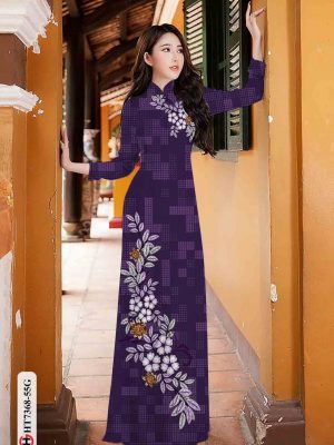 Vải áo dài hoa in 3D thiết kế 2020 AD HT7368 19 1601526951 515 Vai ao dai hoa in 3D thiet ke 2020 AD