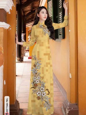 Vải áo dài hoa in 3D thiết kế 2020 AD HT7368 17 1601526951 551 Vai ao dai hoa in 3D thiet ke 2020 AD