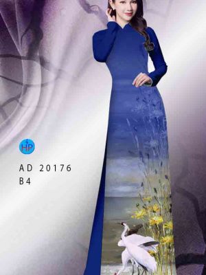 1601527075 71 Vai ao dai chim hac kieu moi AD 20176