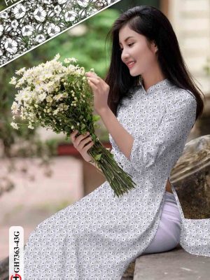 Vải áo dài hoa nhí kiểu mới AD GH7363 18 1601527850 893 Vai ao dai hoa nhi kieu moi AD GH7363