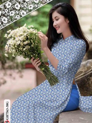 Vải áo dài hoa nhí kiểu mới AD GH7363 26 1601527852 688 Vai ao dai hoa nhi kieu moi AD GH7363