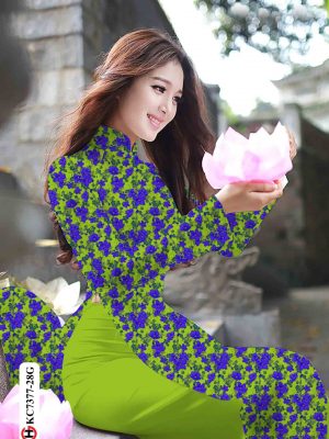 Vải áo dài hoa nhí thiết kế 2020 AD KC7377 23 1601694009 542 Vai ao dai hoa nhi thiet ke 2020 AD KC7377