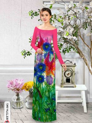 Vải áo dài hoa in 3D mới ra AD HT7374 19 1601696597 160 Vai ao dai hoa in 3D moi ra AD HT7374