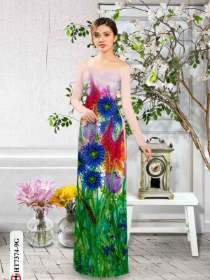 Vải áo dài hoa in 3D mới ra AD HT7374 18 1601696597 699 Vai ao dai hoa in 3D moi ra AD HT7374
