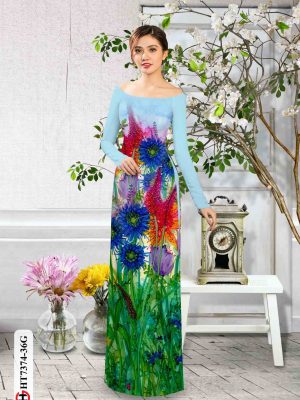 Vải áo dài hoa in 3D mới ra AD HT7374 24 1601696598 792 Vai ao dai hoa in 3D moi ra AD HT7374